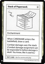 Stack of Paperwork card image