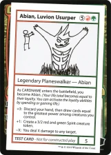 Abian, Luvion Usurper card image