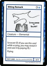 Biting Remark card image