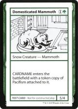 Domesticated Mammoth card image