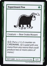 Experiment Five card image