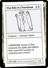 Five Kids in a Trenchcoat card image
