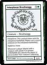 Interplanar Brushwagg card image