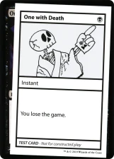 One with Death card image