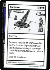 Sunimret card image
