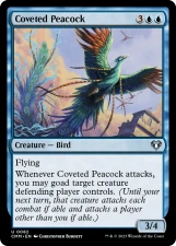 Coveted Peacock card image