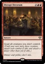 Disrupt Decorum card image