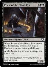 Priest of the Blood Rite card image