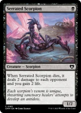 Serrated Scorpion card image