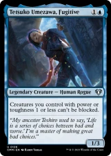 Tetsuko Umezawa, Fugitive card image