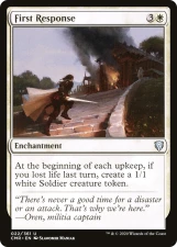 First Response card image