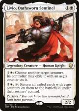 Livio, Oathsworn Sentinel card image