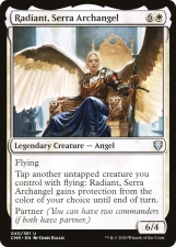 Radiant, Serra Archangel card image