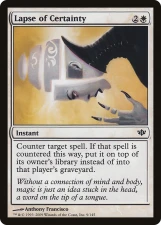 Lapse of Certainty card image