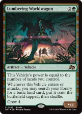 Lumbering Worldwagon card image