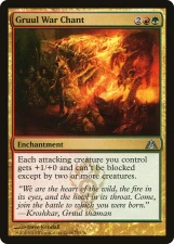 Gruul War Chant card image
