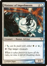 Minister of Impediments card image
