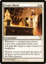 Proper Burial card image