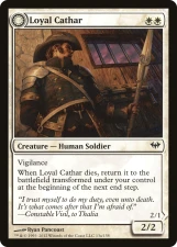 Loyal Cathar // Unhallowed Cathar card image