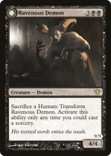 Ravenous Demon // Archdemon of Greed card image