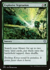 Explosive Vegetation card image