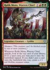 Rulik Mons, Warren Chief card image