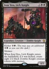 Josu Vess, Lich Knight card image