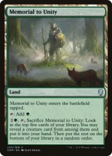 Memorial to Unity card image