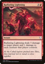 Radiating Lightning card image