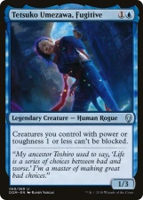 Tetsuko Umezawa, Fugitive card image