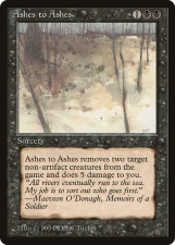 Ashes to Ashes card image