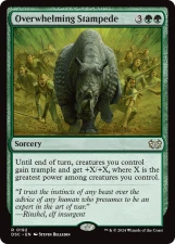 Overwhelming Stampede card image