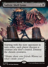 Sadistic Shell Game card image