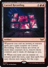 Cursed Recording card image