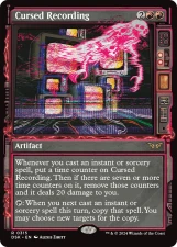 Cursed Recording card image