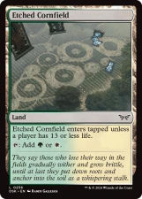 Etched Cornfield card image