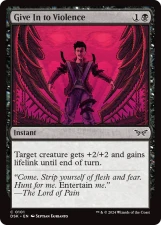 Give In to Violence card image
