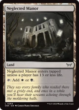 Neglected Manor card image