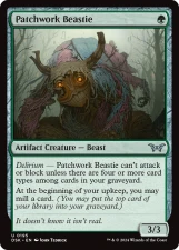 Patchwork Beastie card image