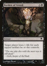 Burden of Greed card image