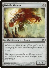 Oxidda Golem card image