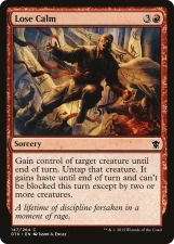 Lose Calm card image