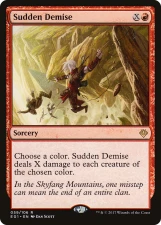 Sudden Demise card image