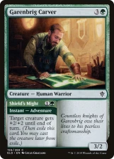 Garenbrig Carver // Shield’s Might card image