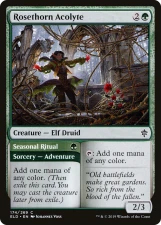 Rosethorn Acolyte // Seasonal Ritual card image