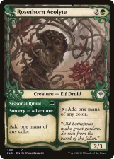 Rosethorn Acolyte // Seasonal Ritual card image