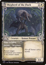 Shepherd of the Flock // Usher to Safety card image