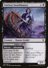 Smitten Swordmaster // Curry Favor card image