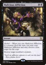 Malicious Affliction card image