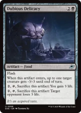 Dubious Delicacy card image